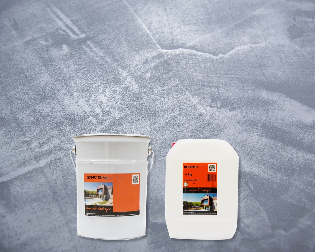 KIT ZINC 2K - 12kg (Comp. A)+ RESIMET (Comp. B) - 4kg