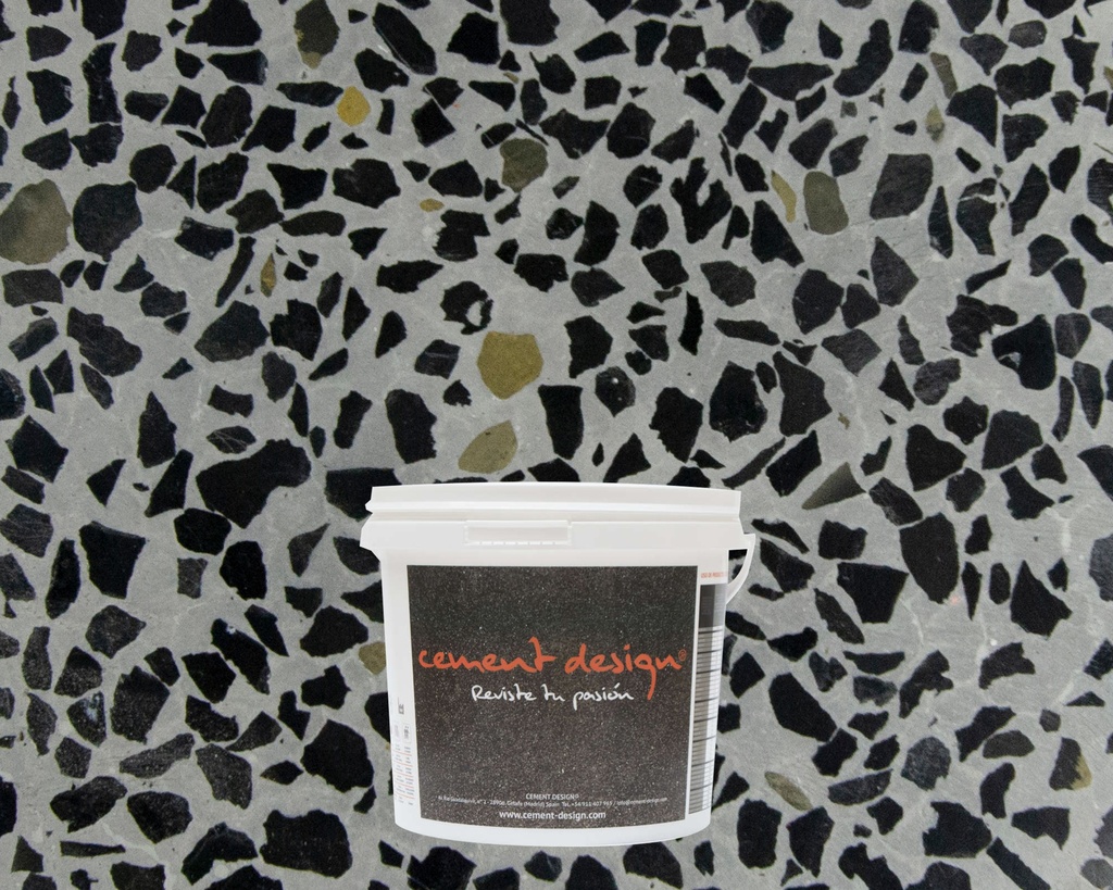 MICROTERRAZZO PIETRA BLACK 8mm - 20kg 