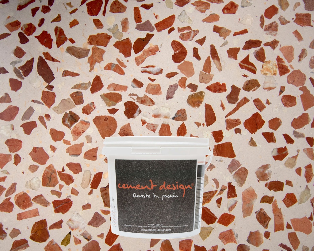 MICROTERRAZZO PIETRA RED 8mm - 20kg  