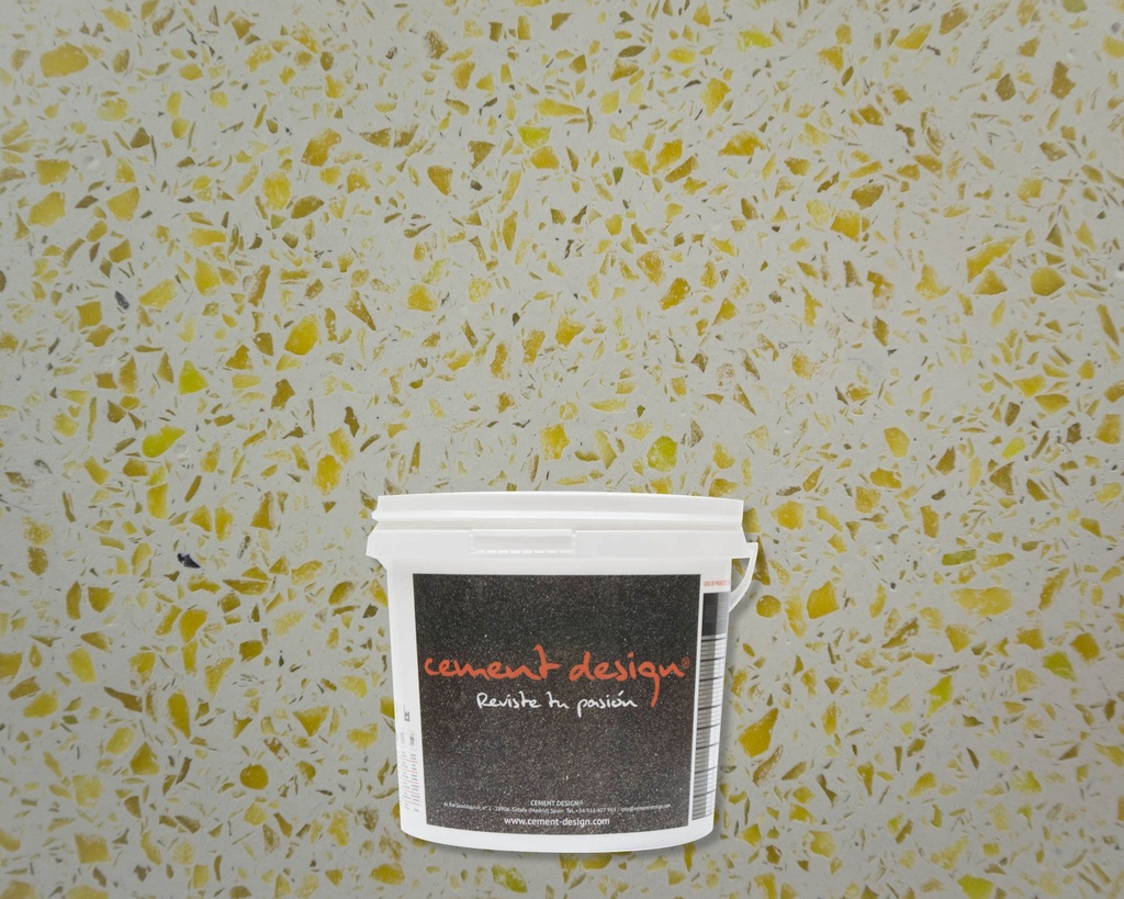MICROTERRAZZO MATE LEMON 4mm - 5kg   