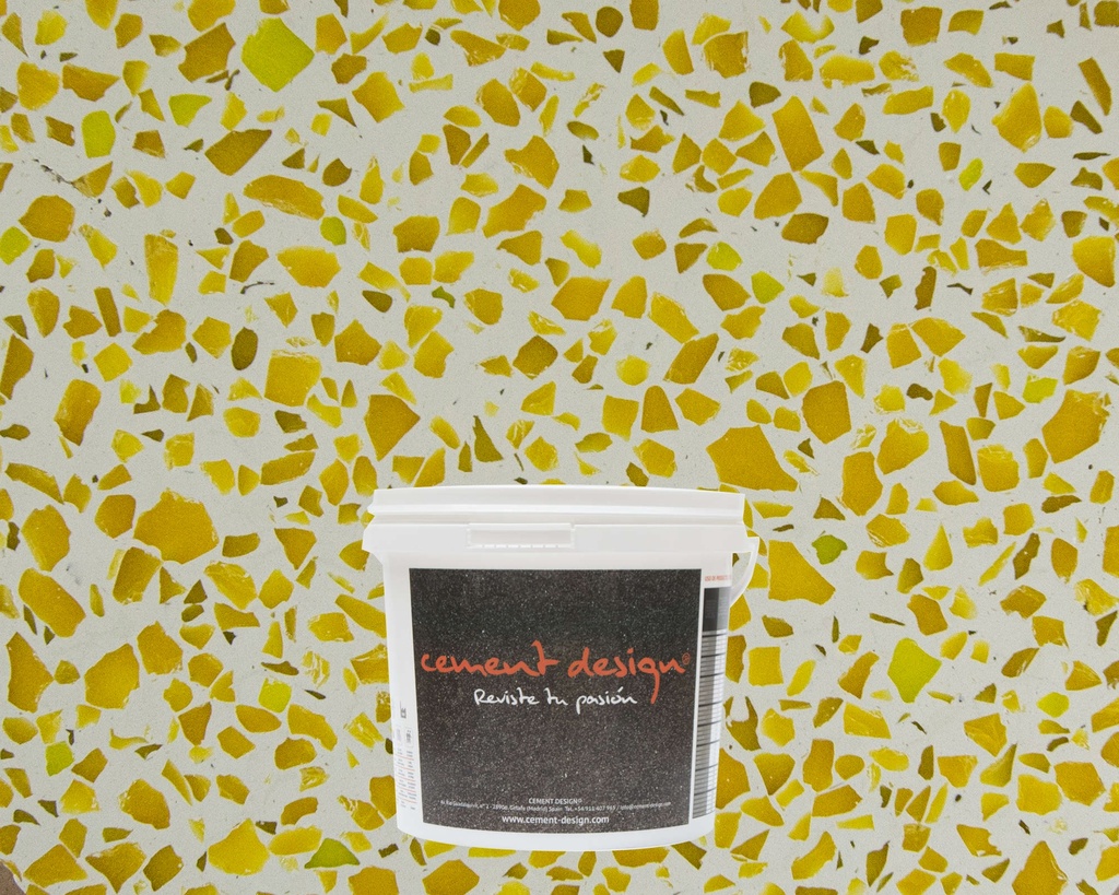 MICROTERRAZZO MATE LEMON 8mm - 5kg    