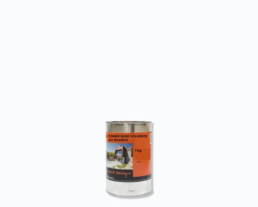  TÓNER BLANCO BASE SOLVENTE UV 1K - 1L