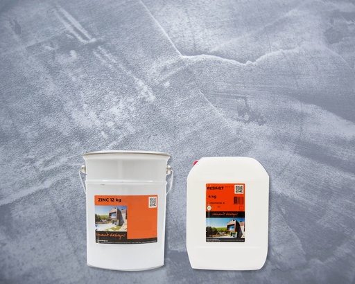 [KIT-ZN-2K-12] KIT ZINC 2K - 12kg (Comp. A)+ RESIMET (Comp. B) - 4kg