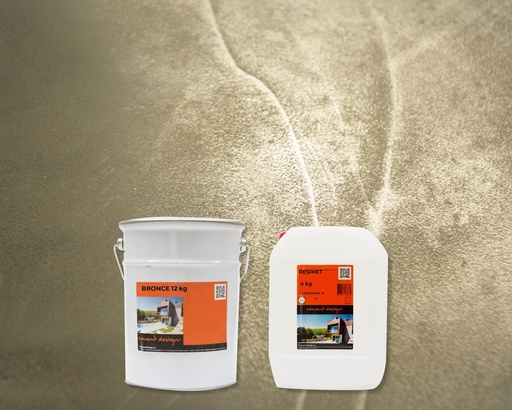 [KIT-BR-2K-12] KIT BRONCE 2K - 12kg (Comp. A)+ RESIMET (Comp. B) - 4kg