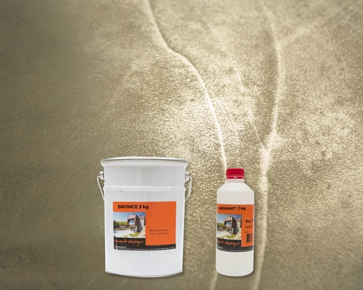 [KIT-BR-2K-3] KIT BRONCE 2K - 3kg (Comp. A)+ RESIMET (Comp. B) - 1kg