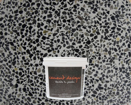 [PTB4-1K-20] MICROTERRAZZO PIETRA BLACK 4mm - 20kg 