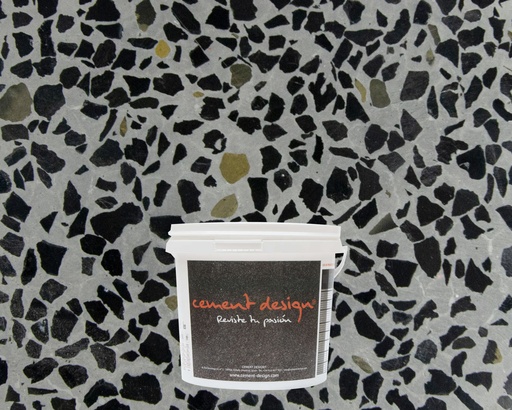 [PTB8-1K-20] MICROTERRAZZO PIETRA BLACK 8mm - 20kg 