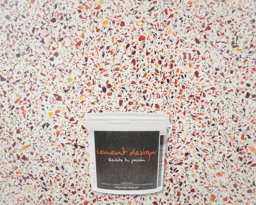 [MRR4-1K-5] MICROTERRAZZO MURANO RUBY 4mm - 5kg 
