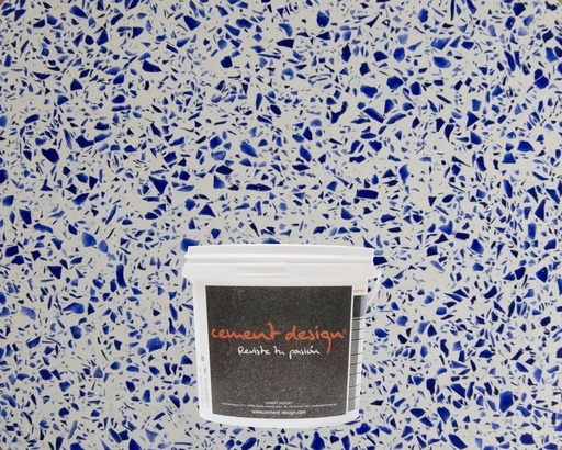[MTMR4-1K-5] MICROTERRAZZO MATE MARINE 4mm - 5kg  