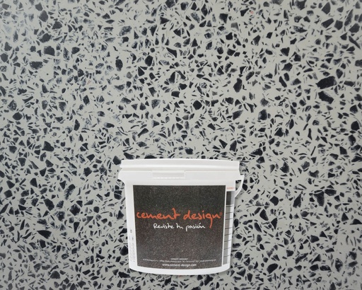 [MTD4-1K-5] MICROTERRAZZO MATE DARK 4mm - 5kg     