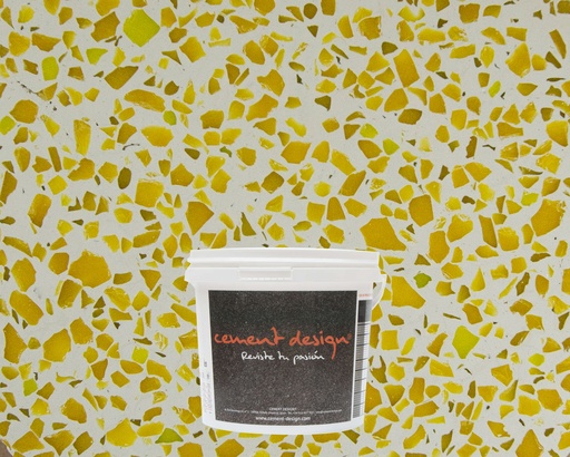 [MTL8-1K-5] MICROTERRAZZO MATE LEMON 8mm - 5kg    